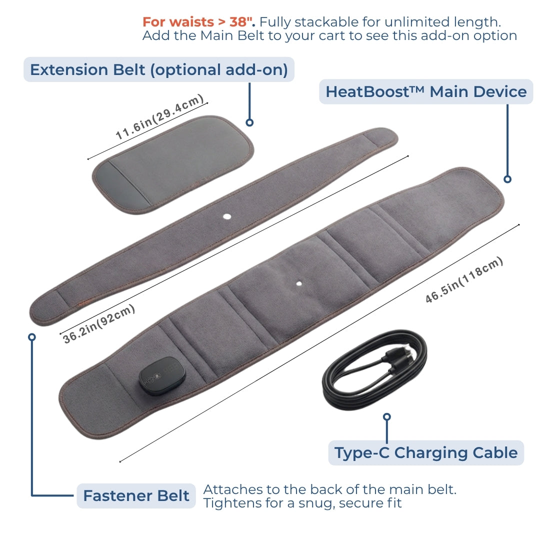 HeatBoost™ Red Light Lumbar Belt