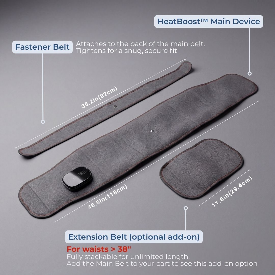 HeatBoost™ Red Light Lumbar Belt