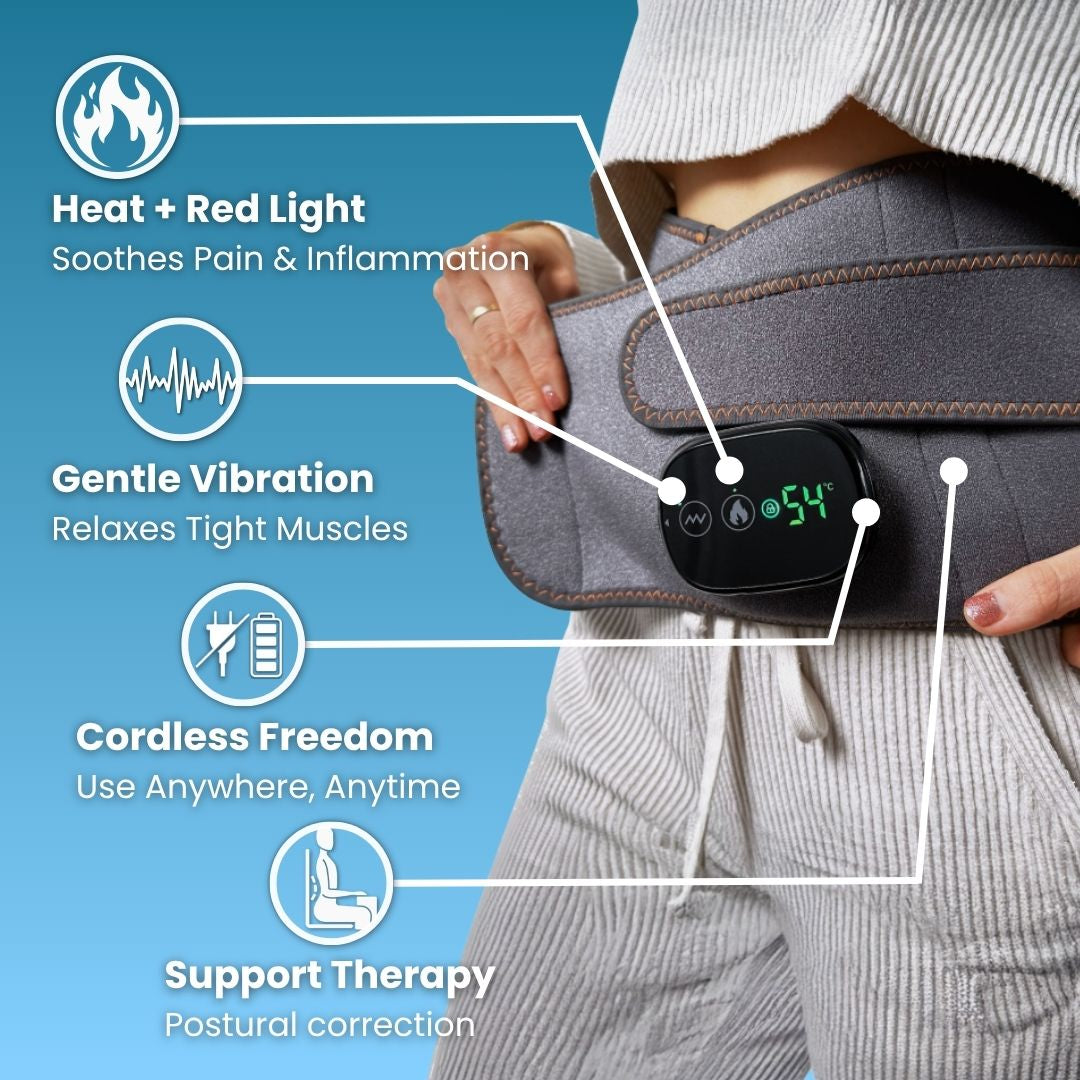 HeatBoost™ Red Light Lumbar Belt
