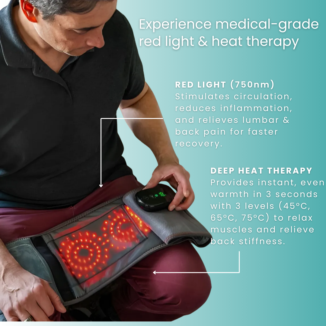 HeatBoost™ Red Light Lumbar Belt