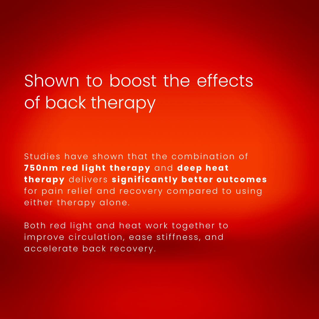 HeatBoost™ Red Light Lumbar Belt