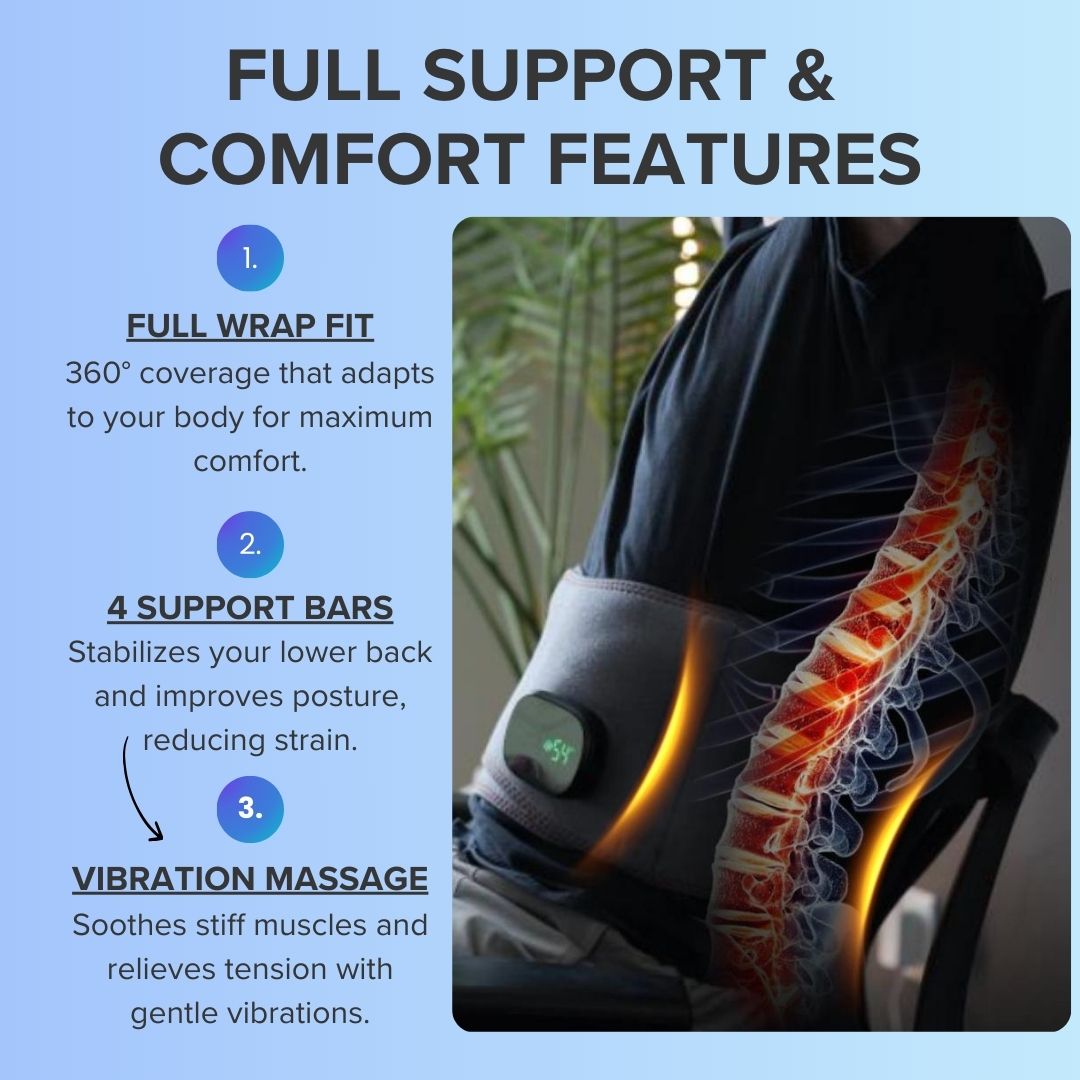 HeatBoost™ Red Light Lumbar Belt