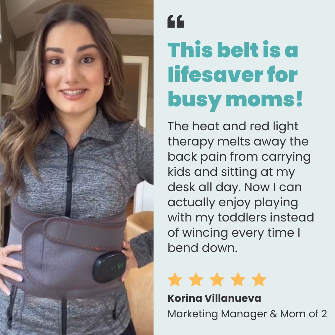 HeatBoost™ Red Light Lumbar Belt