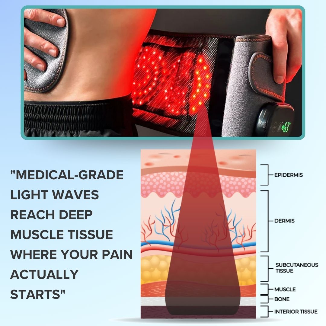 HeatBoost™ Red Light Lumbar Belt