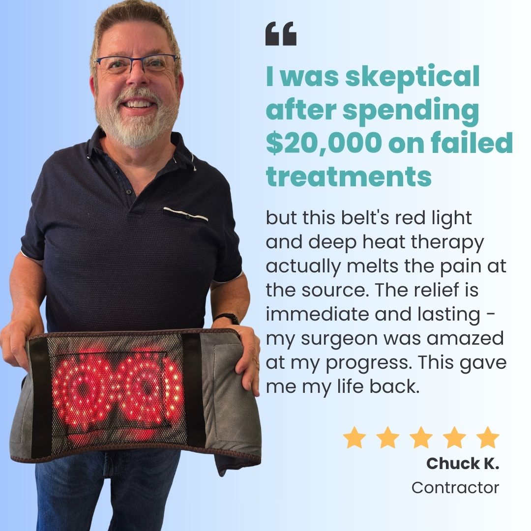 HeatBoost™ Red Light Lumbar Belt